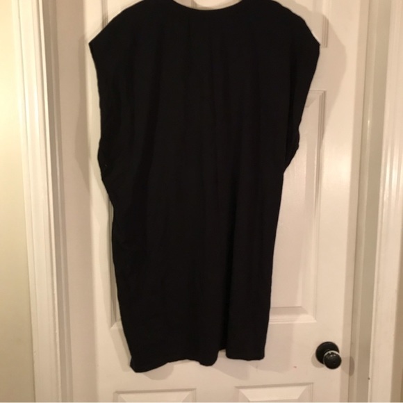 Free people women’s hardware casual black shift dress size L. New with tags - Picture 8 of 9